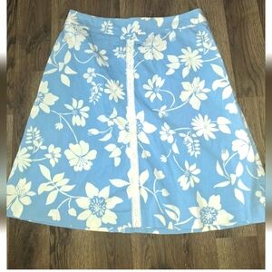 Bay Studio Size 10 Blue  Skirt Y2K Feminine Lace Bow (Eb7p)